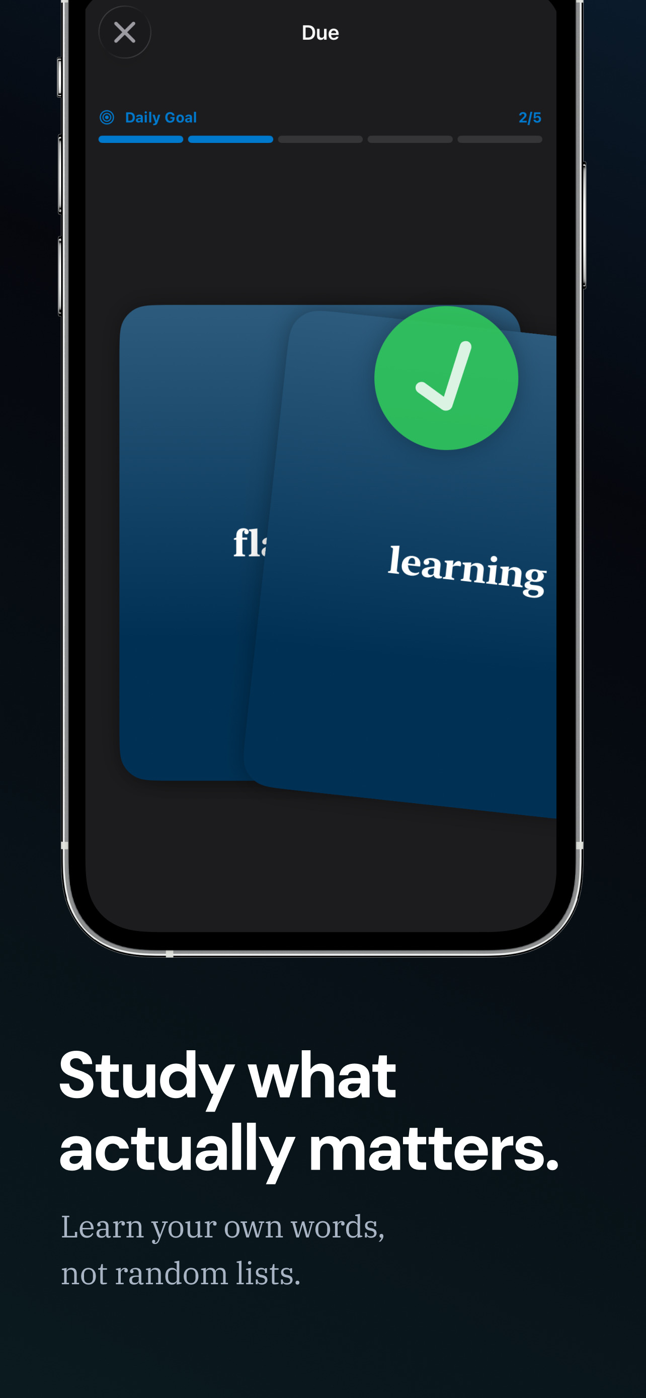 Definitely app screenshot
